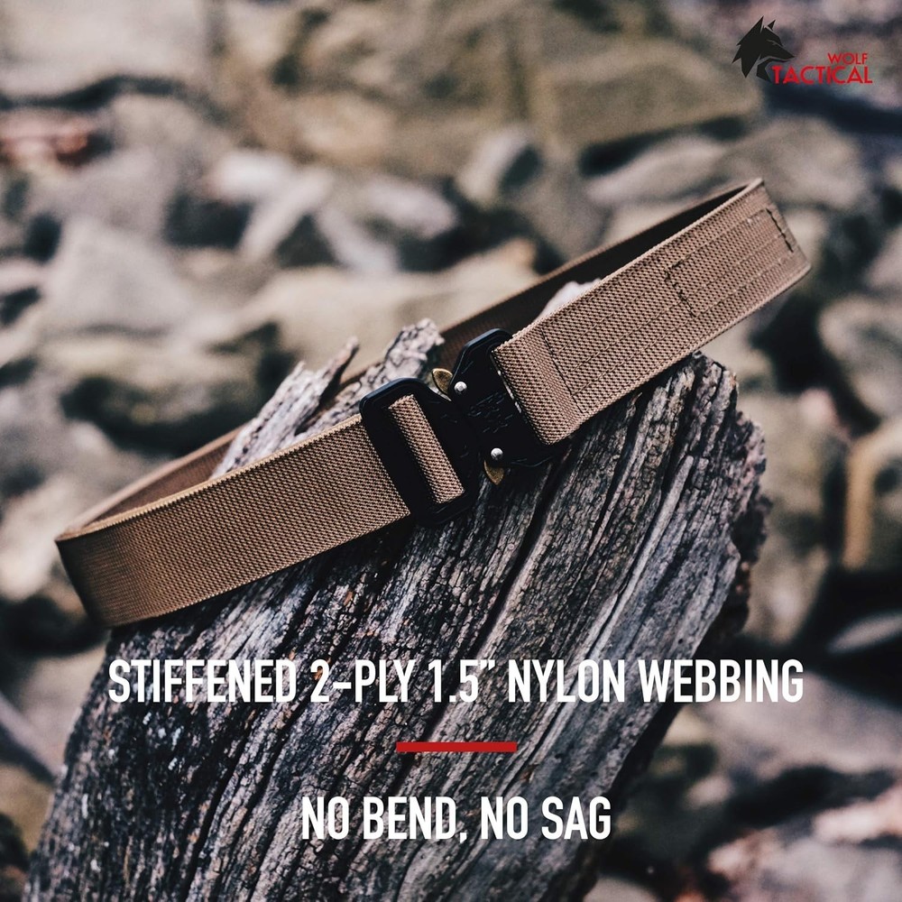 Quick Release Gun Belt - Stiffened Nylon Construction