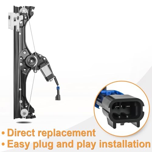 Front Left Driver Side Power Window Regulator with Motor Front Driver Side