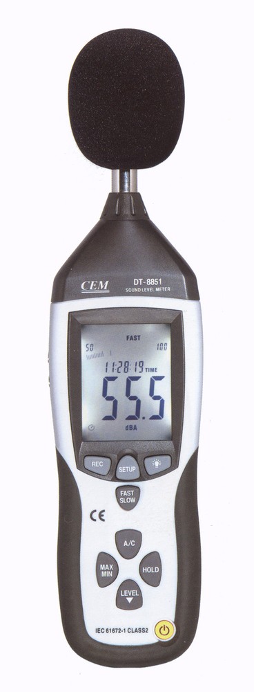 CEM DT-8851 Digital Sound Noise dB Meter Data Logger datalogger PC USB interface