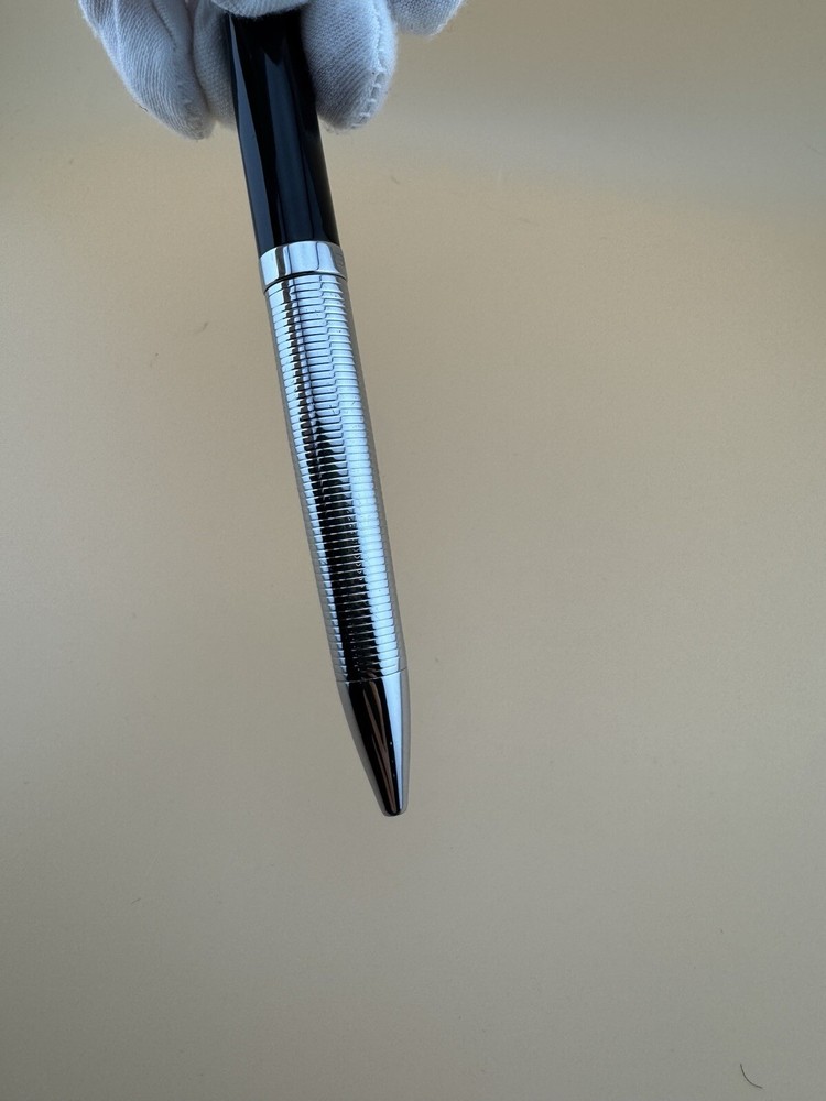 Balenciaga Pen Ballpoint Silver Tone Pen Refill Roller