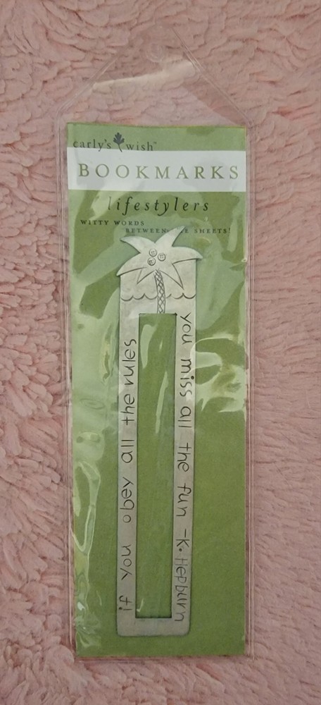 Metal Bookmark Disigned by C.Kortus  -Witty Words Between The Sheets!