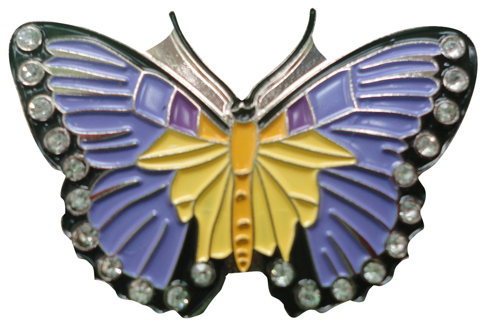 Purple Butterfly Ball Marker