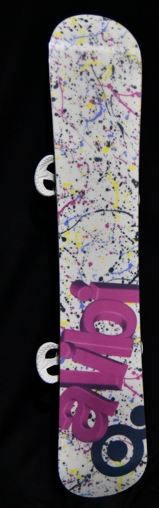 ALIBI ROGUE SNOWBOARD SIZE 149 CM WITH MEDIUM BINDINGS