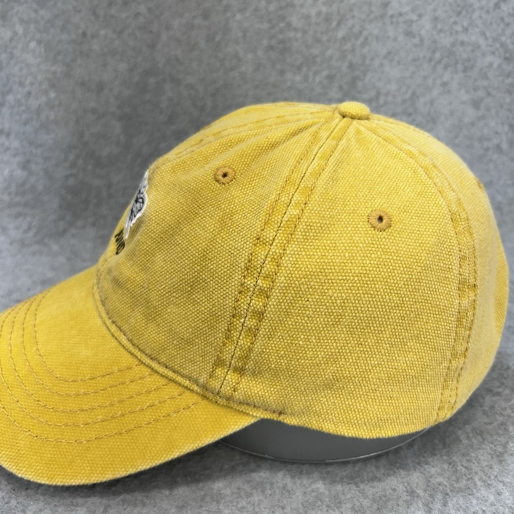 Be Kind Bee Yellow Dad Hat Strapback OSFM Cotton Embroidered Cap