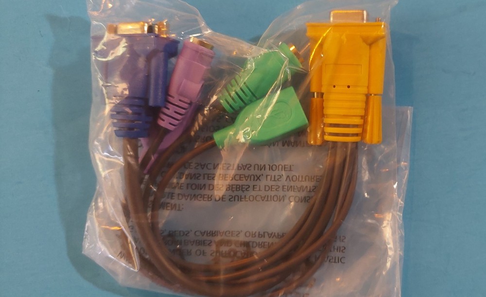 KVM Console Cable 18 pin SPHD VGA PS/2 USB