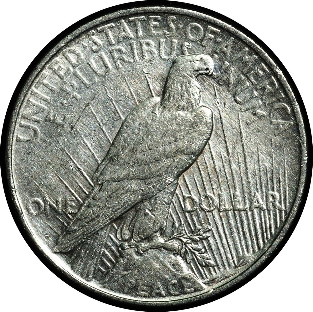 1927-D Peace Dollar Choice AU
