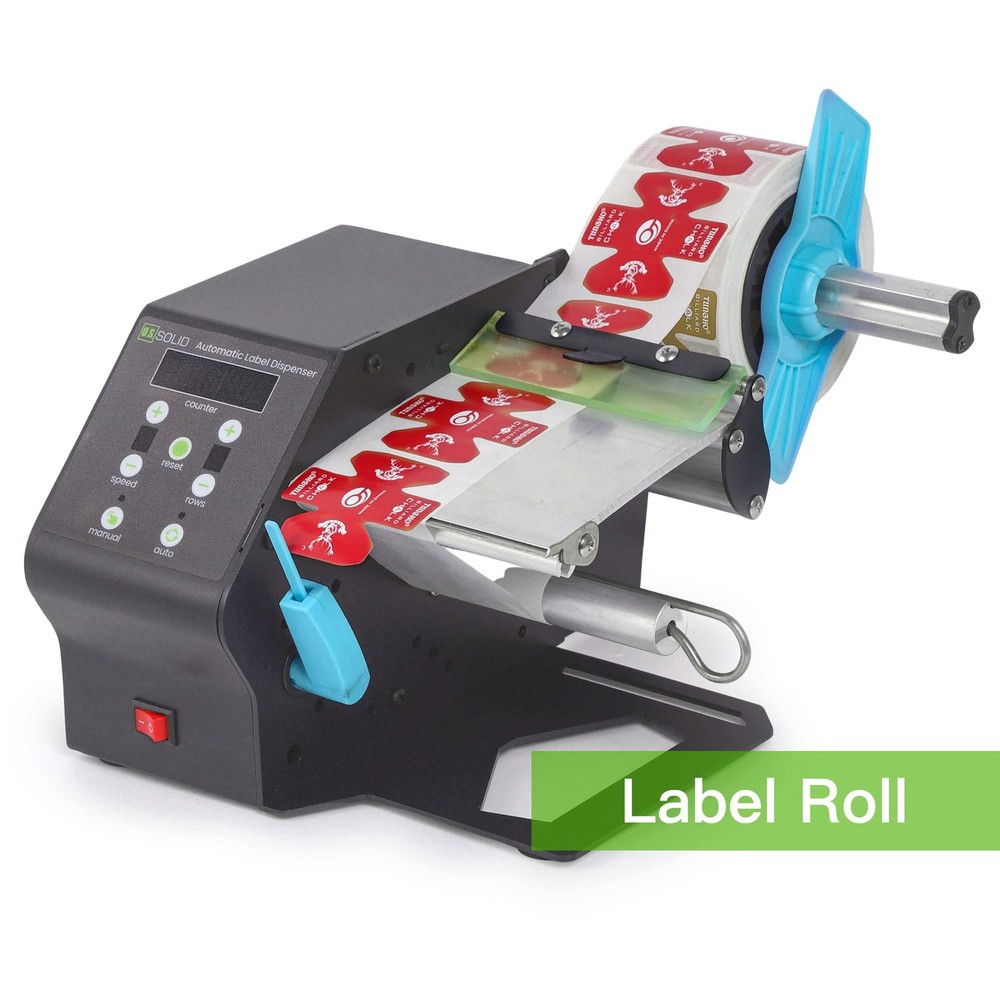U.S. Solid Automatic Label Dispenser Counter 3.15 in Width