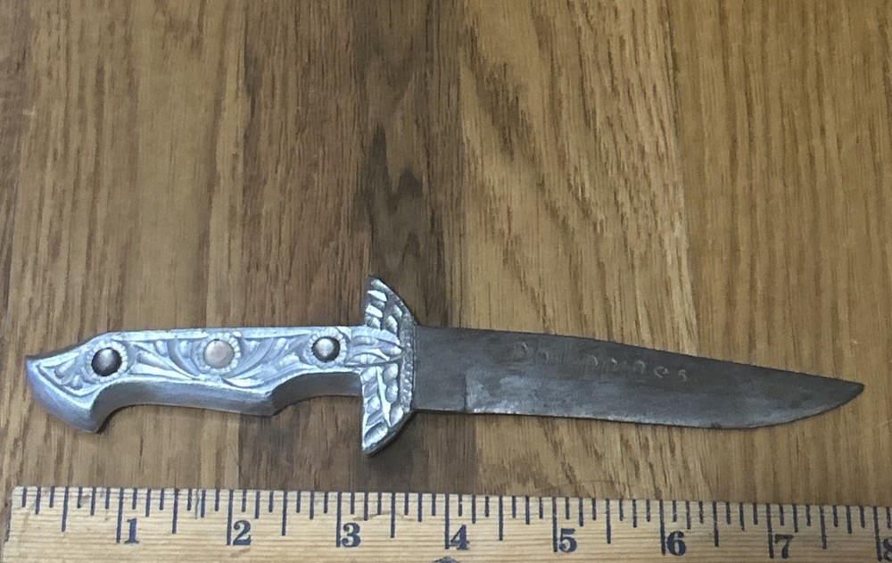 Vintage WW2 Philippines Aluminum Handle Fixed Blade Knife