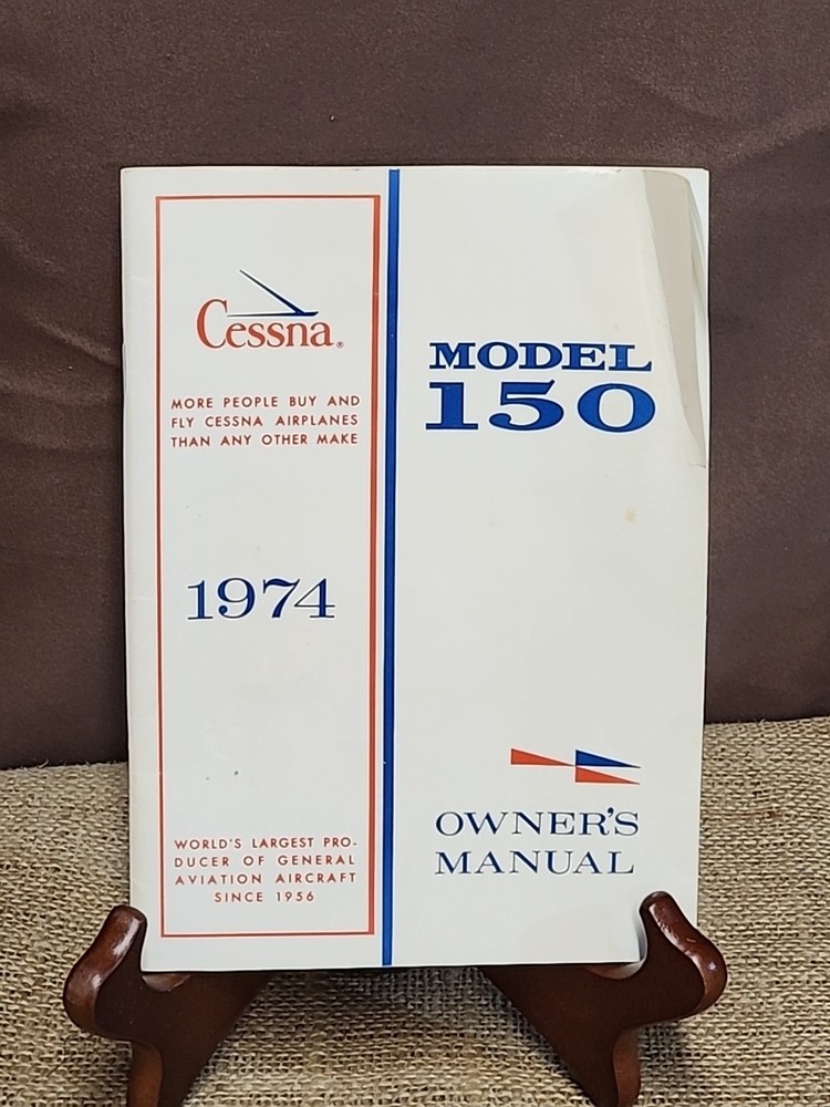 1974 Cessna Integrated Flight Training System Model 150 Manual W/Tools