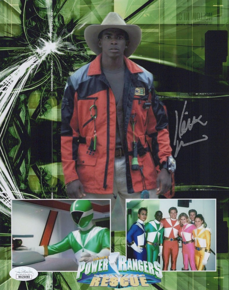 KEITH ROBINSON Signed 8x10 POWER RANGERS Photo AUTHENTIC Autograph JSA COA CERT