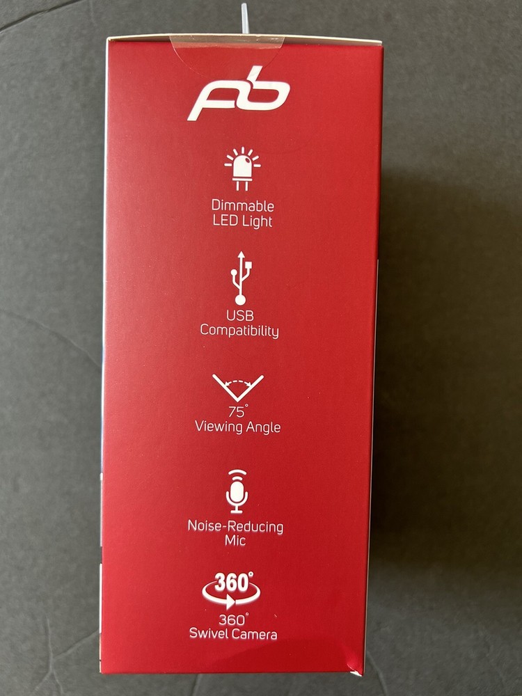 new sealed 1080p light up webcam