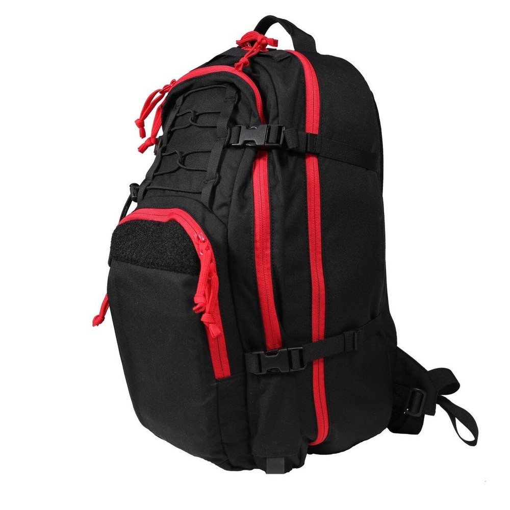 Grey Ghost Gear Overland Black/Red Backpack