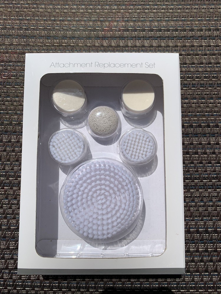 Dermabrush Advanced Replacement Cleansing System 6 Attachments New (I)