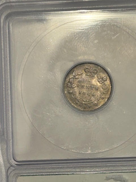 1880H Canada Five Cents ICG Graded MS64