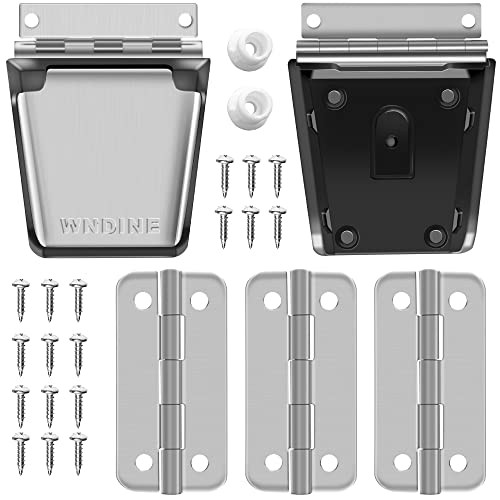 Cooler Stainless Steel Hinge & Latch Set, For Igloo Cooler Replacement