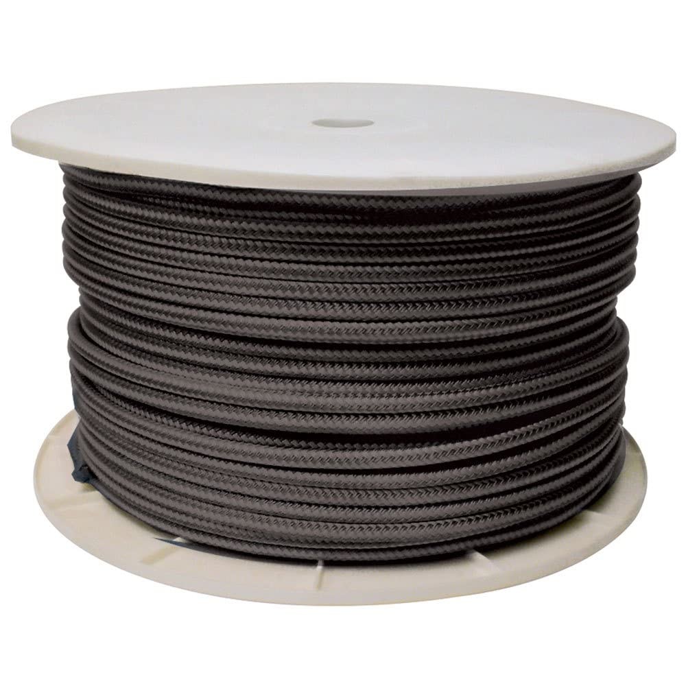 Seachoice 47080 Black Double Braid, 1/2" x 600'