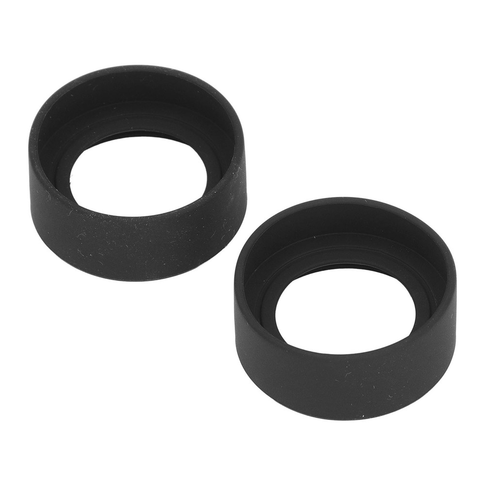 2 Pcs Microscope Eyepiece Eye Cup 41mm Diameter Flat Angle Rubber Eyepiece Cover