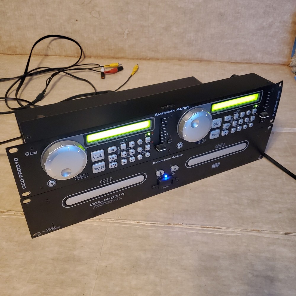 American Audio dcd-pro310 Professional Dj Controller & Dual Cd Player
