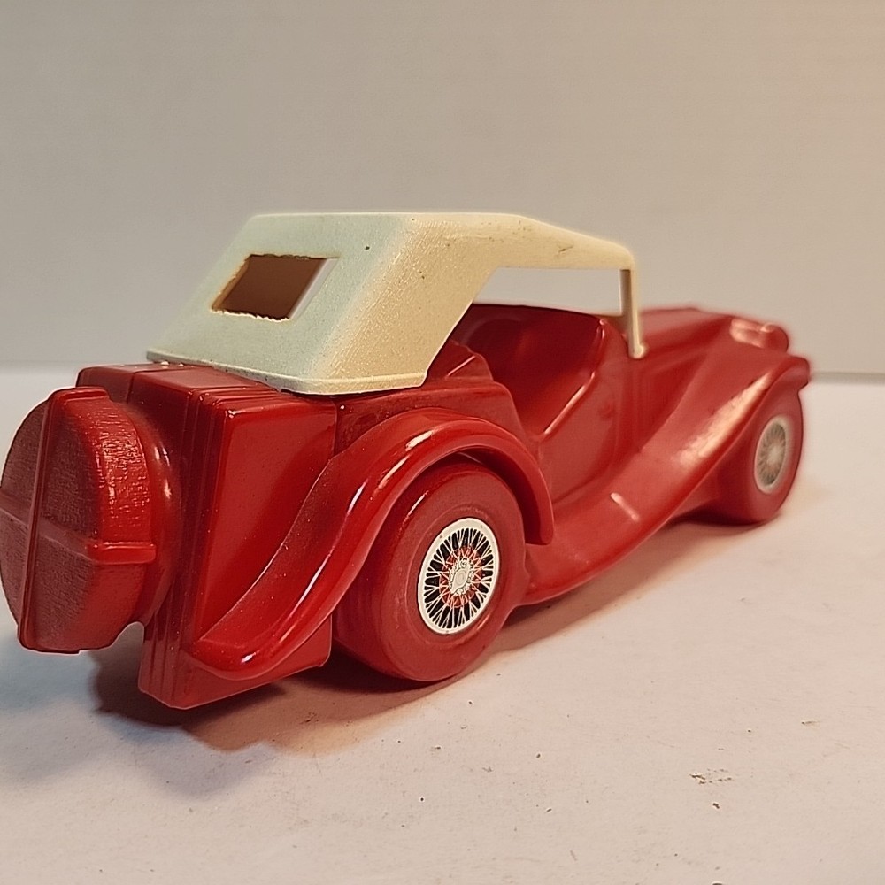 Avon Perfume Cologne Bottle Empty / Car / Red 1936 MG
