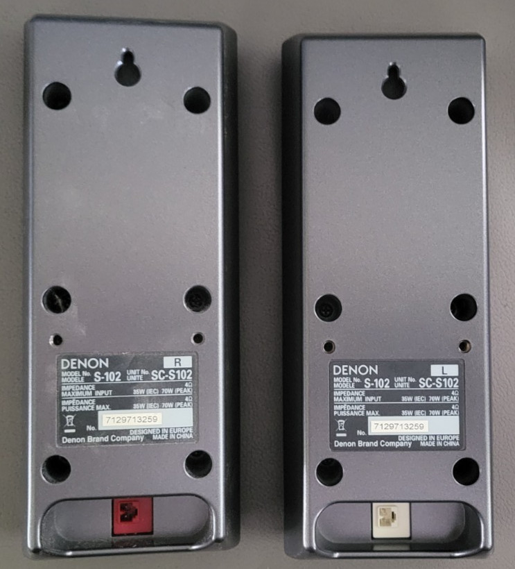 Denon S-102 Speaker Wired good replacement speakers