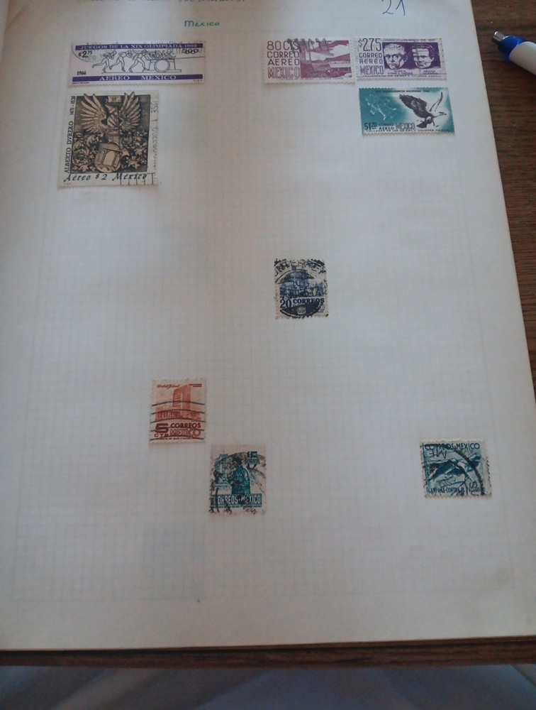 POST STAMPS (AOTW21)  MEXICO   USED