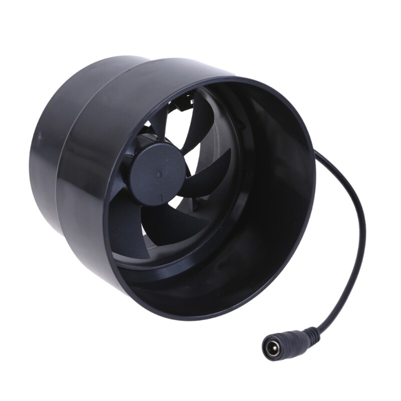 12V Inline Blower Ventilation Fan Efficient Air Circulation for Marine Use