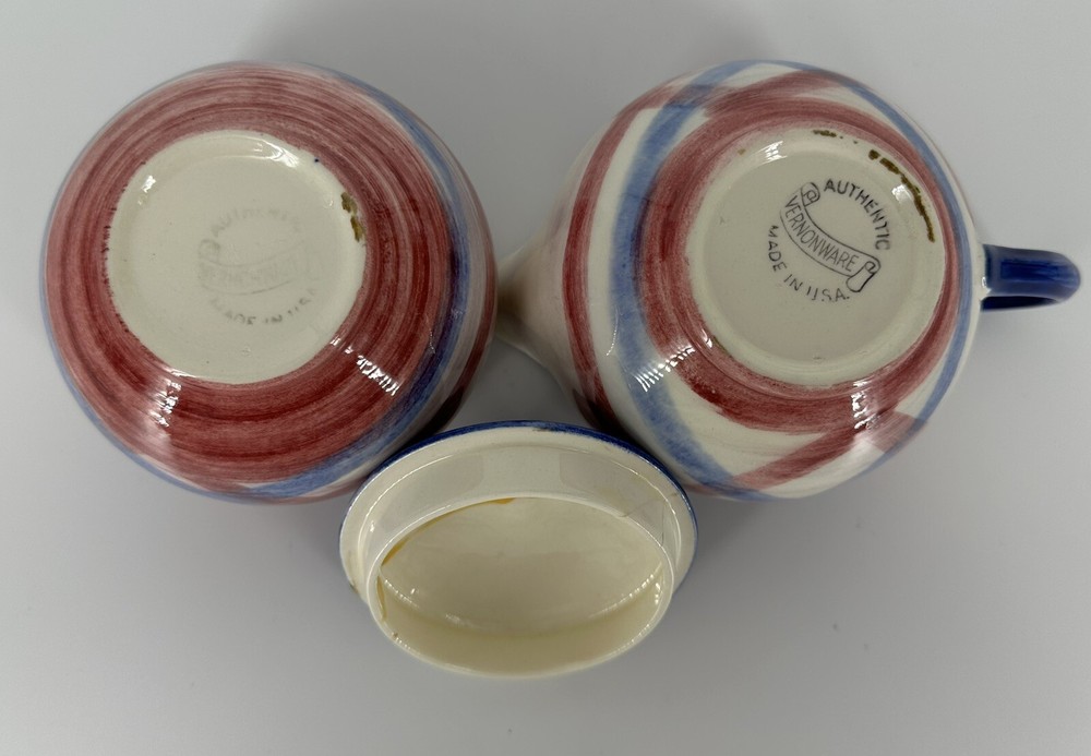Vernonware Calico Cream & Sugar