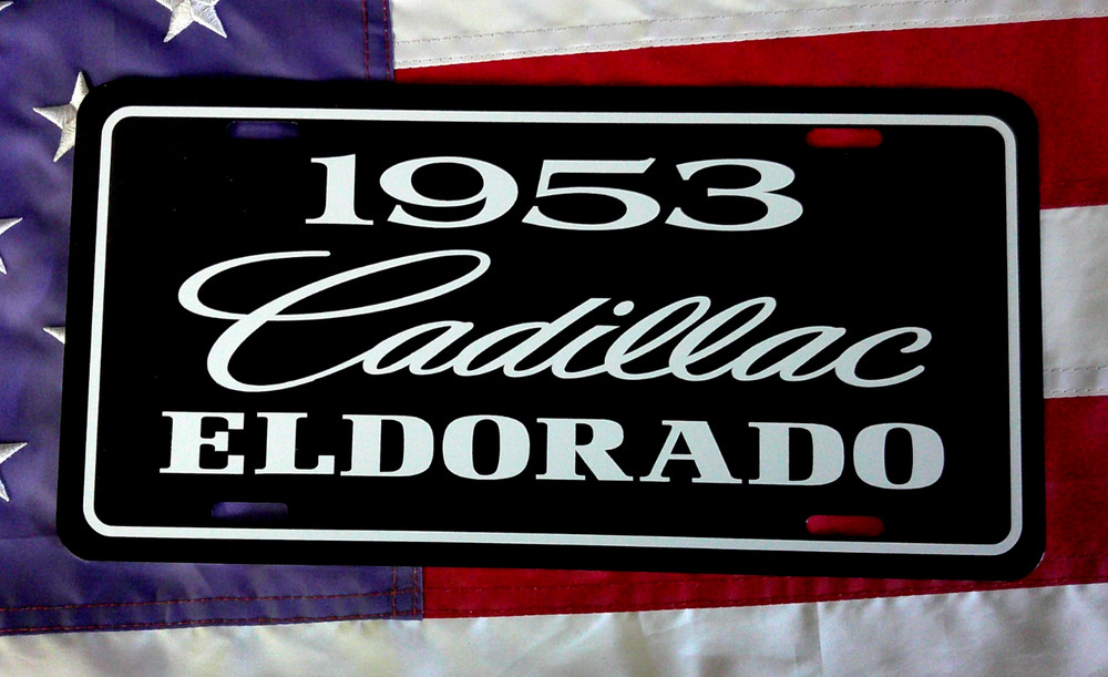 1953 Cadillac ELDORADO license plate tag 53 Caddy ELDO