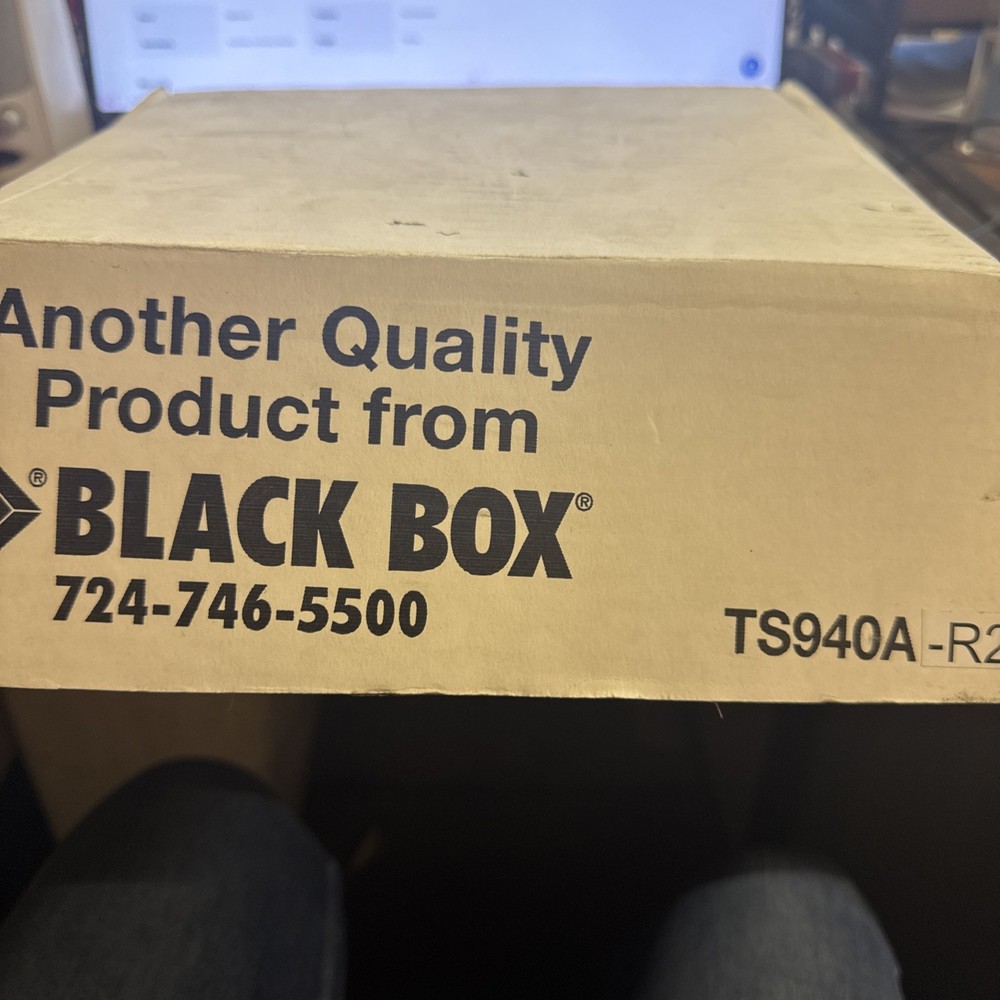Black Box T1/E1 WAN TESTER TS940A-R2 *powers on but untested* Bin11