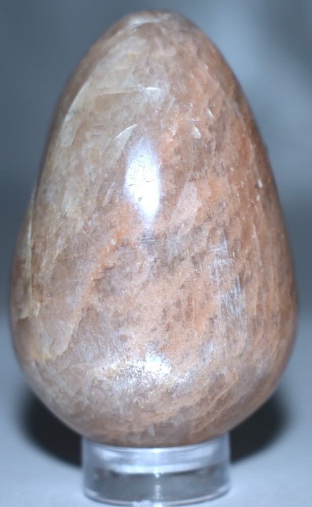Beautiful Peach Moonstone Egg 1.85"/54 Grams