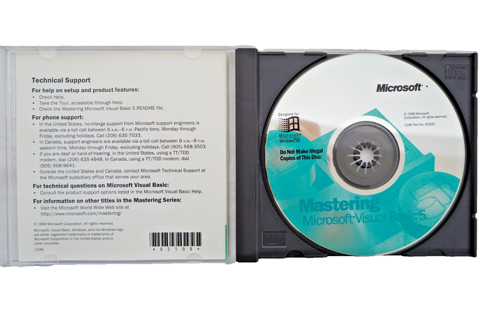 Mastering Microsoft Visual Basic 5.0 5 CD + Interactive Training CD with Key