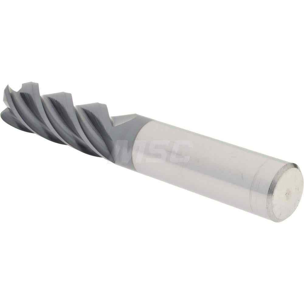 Accupro 3/4" Diam 4 Flute Single End Solid Carbide 1/8" Corner Radius End Mil...