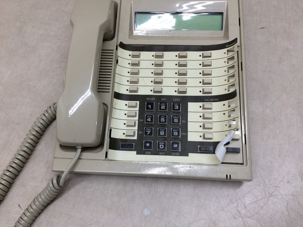 ROLM PhoneMail 64000 RP400 40 Button Programmable Phone Beige Mail