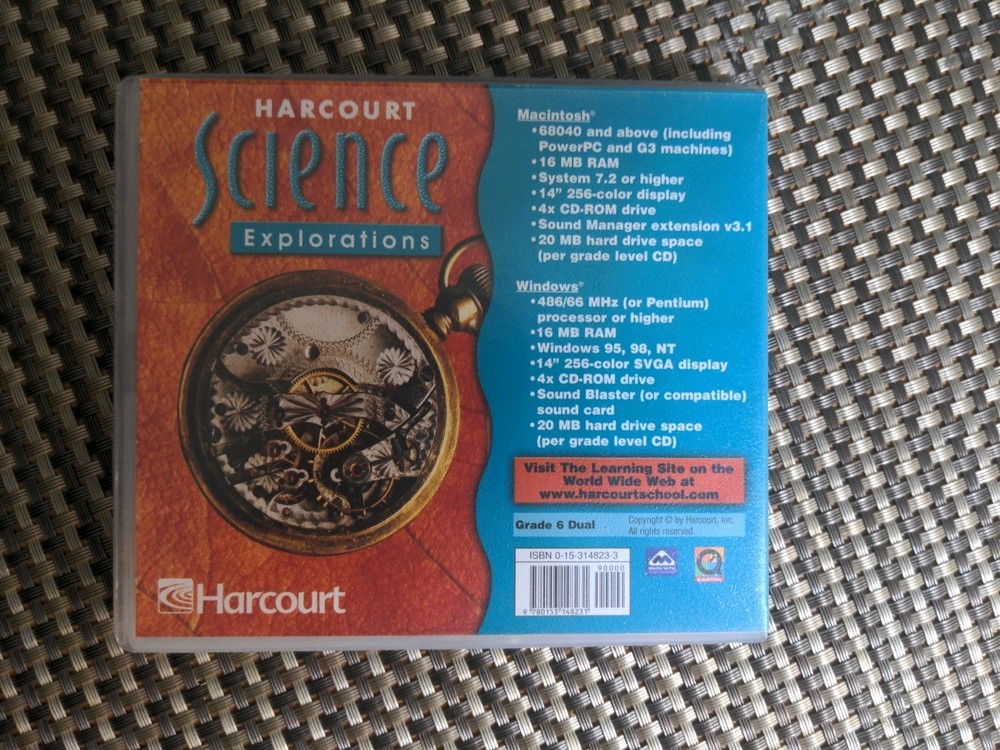 Harcourt Science Explorations Cd-rom Grade 6