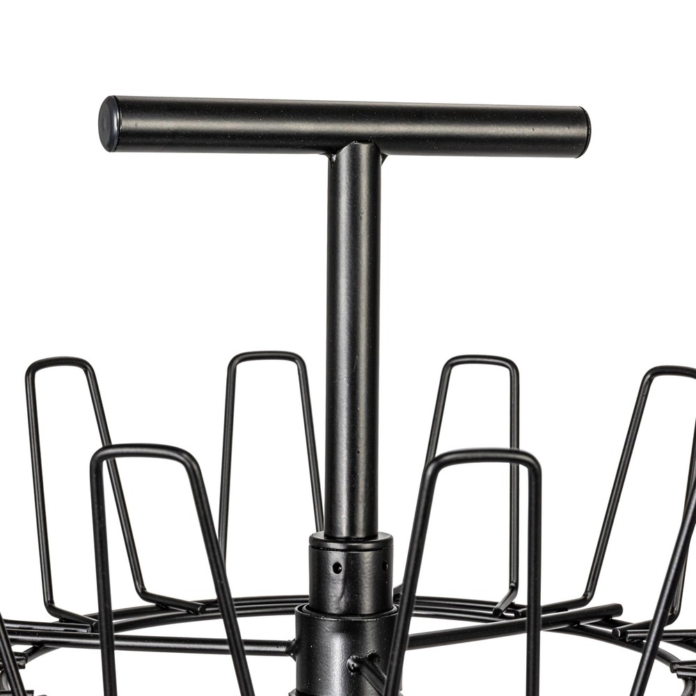 4-Tier Shoe Storage Tree, Matte Black