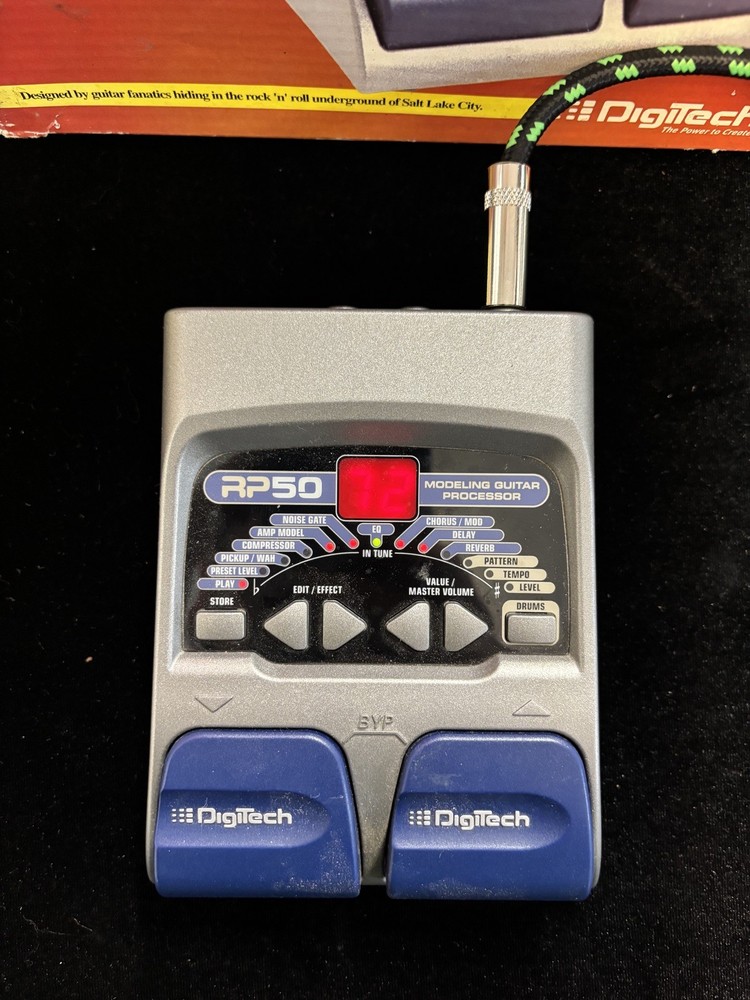 DigiTech RP50 Multi-Effect Modeling Guitar Pedal Processor w/box