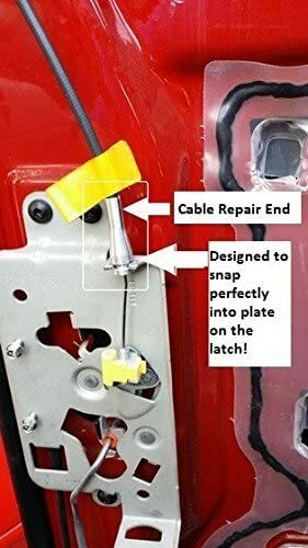 4pc Handle Latch Cable Repair Kit Ends For Ford E-series Econoline Van Back/Door
