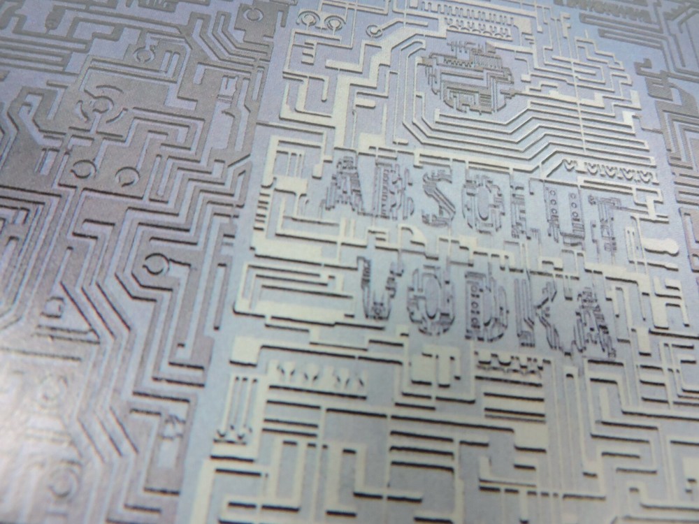 Absolut Intelligence Vodka Vintage Ad 1989 Circuit Alcohol Advertisement