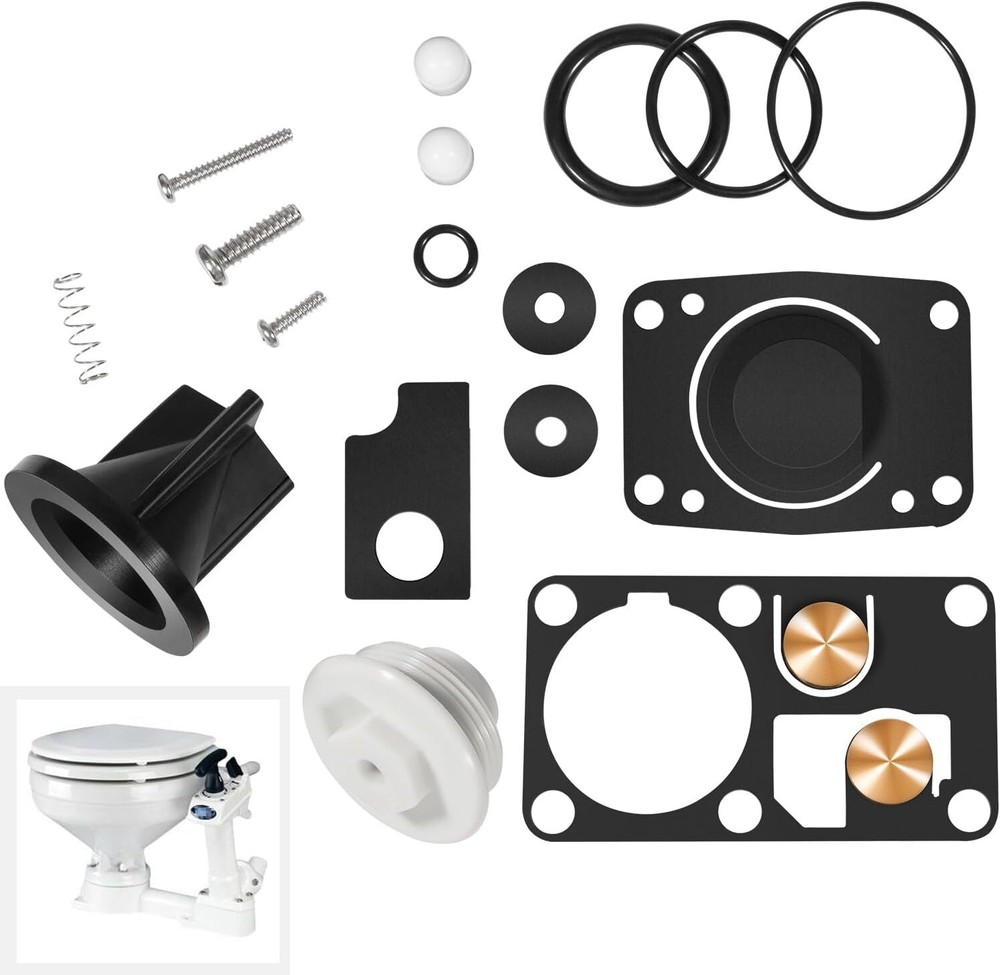 29045 for Jabsco Service Kit f/Manual 29090 & 29120 Series Toilets - 1998-2007