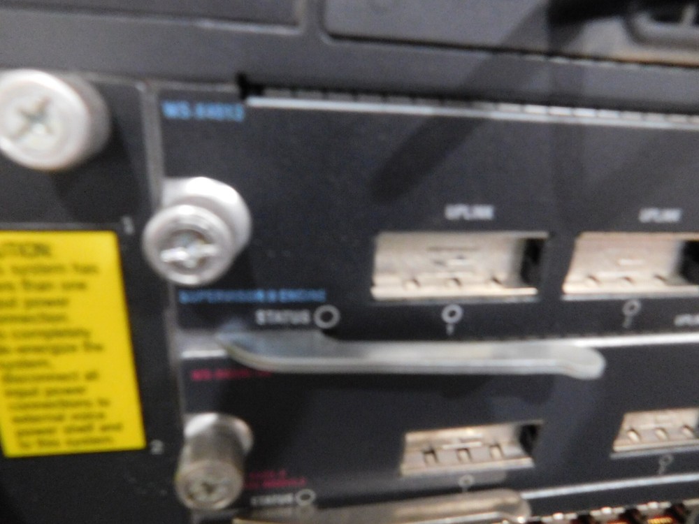 Cisco Catalyst WS-C4006 Switch. See full description for installed Modules: