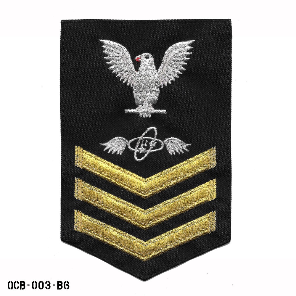 US Navy PO1 E6 Petty Officer First Class Aviation Electronics Tech Sleeve Patch