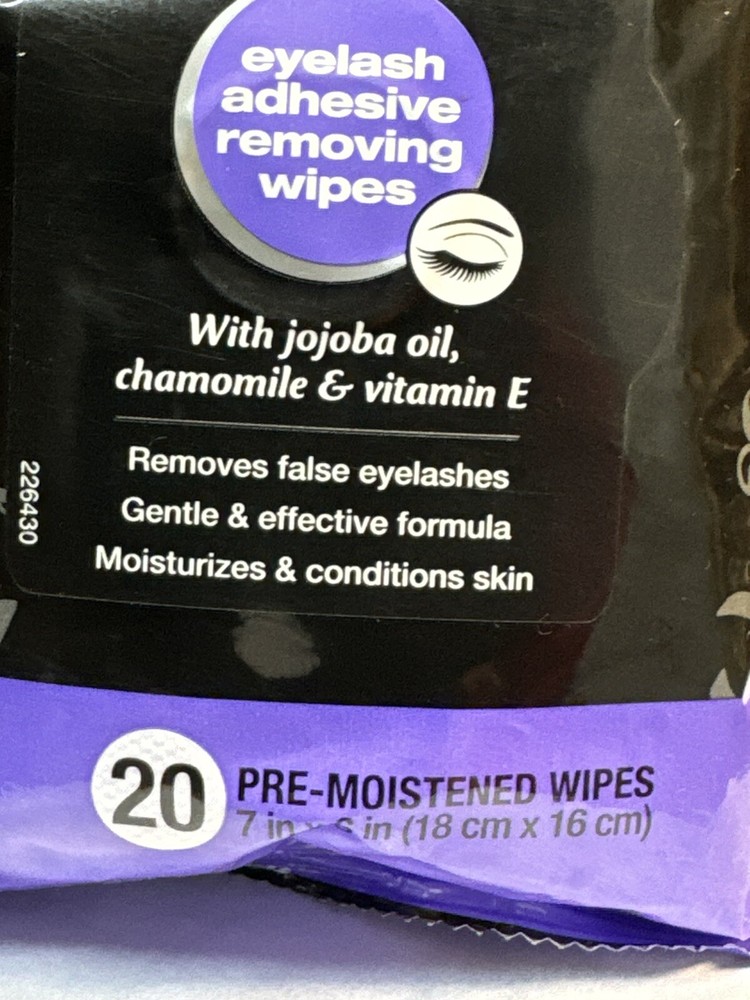 cvs eyelash adhesive removing pads 80 total count