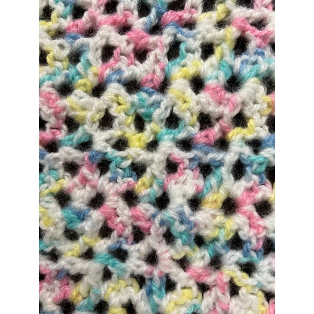 Handmade Crocheted Baby Blanket Afghan
