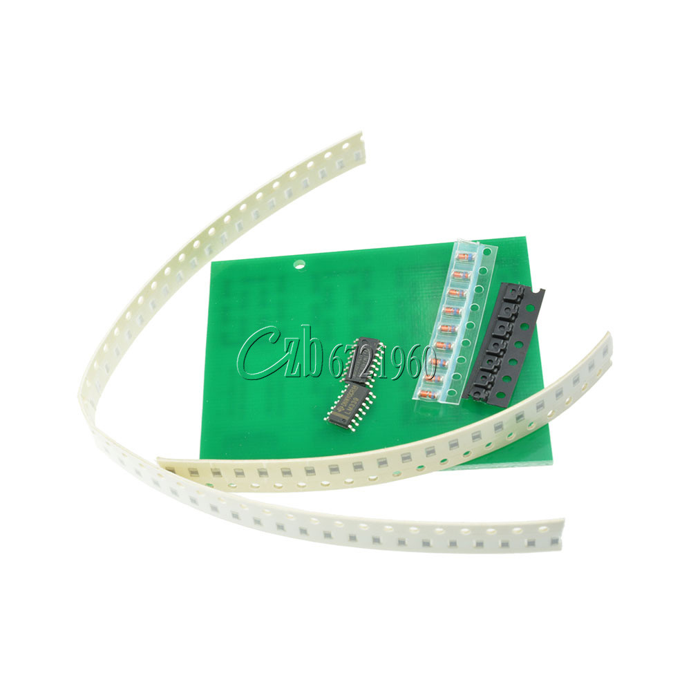 SMT SMD Component Welding Practice Board Soldering Practice DIY Kit for Training