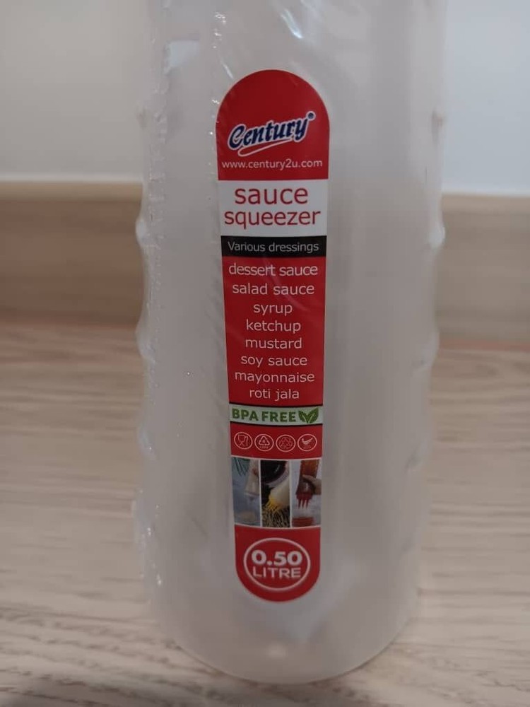 Sauce Dispenser With 3 Muzzle Food Safe Even Spread With Lid
