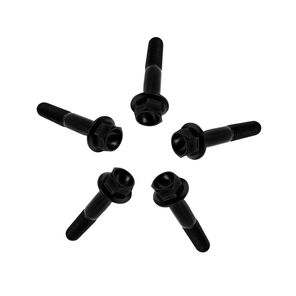 M6 Bolt Titanium Flanged Bolt Rison Titanium Flanged Bolt Titanium Hex Bolt 1PCS
