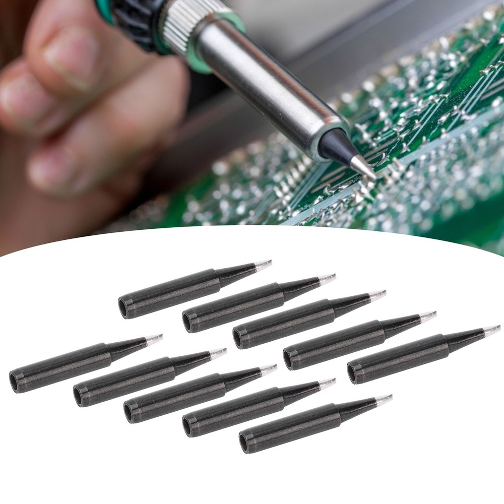 10Pcs Soldering Iron Tips Inner Heating Type For 936/937/938 Series Tools Part