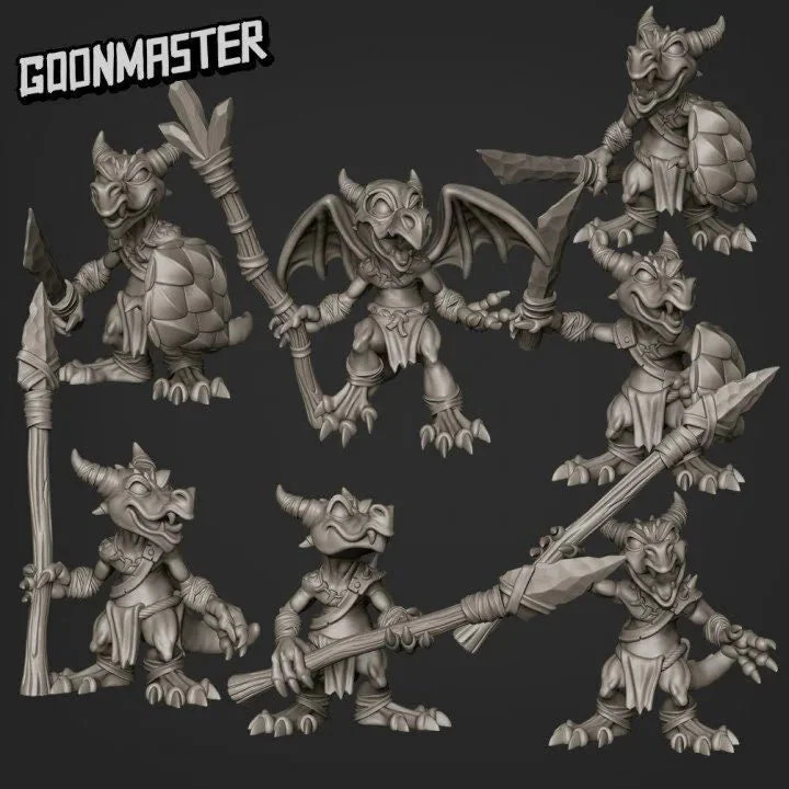 Kobold Spearmen Miniature