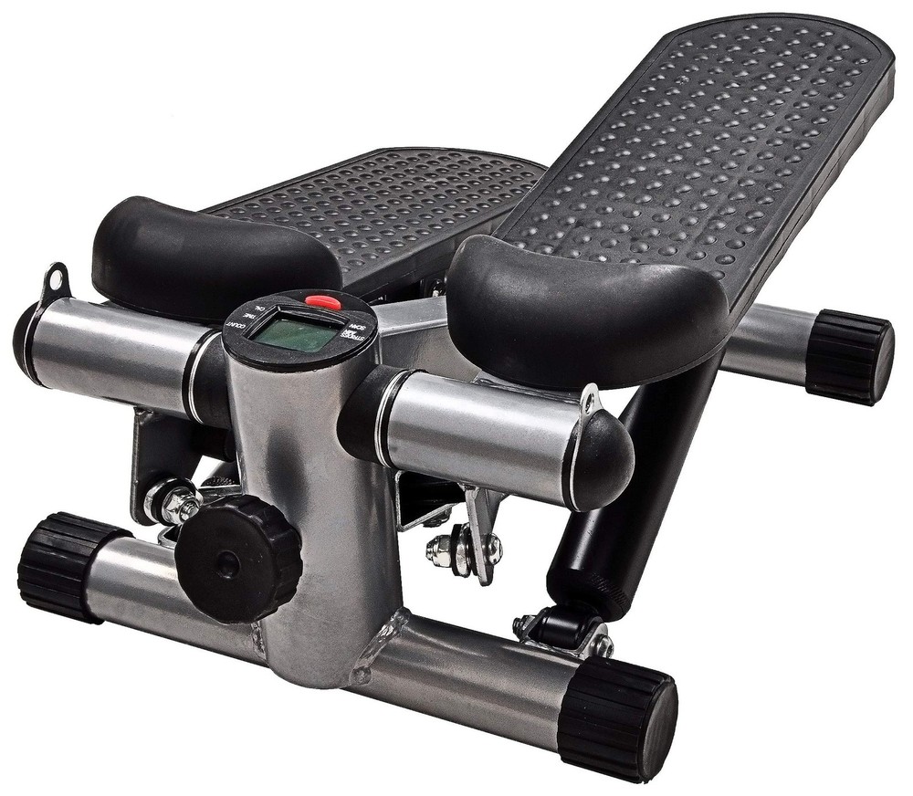 BalanceFrom Adjustable Stepper Stepping Machine with Resistance Bands Gray