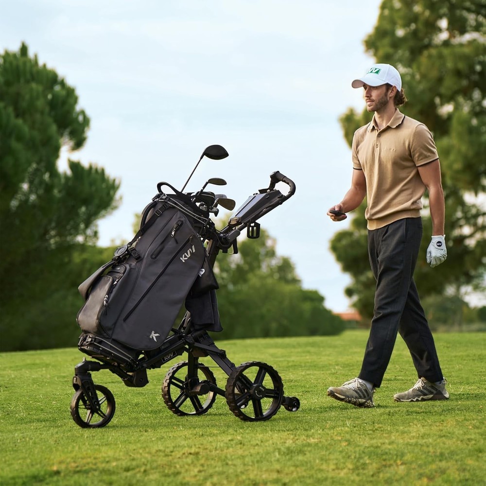 KVV Electric Golf Push Cart with Remote Control, USED